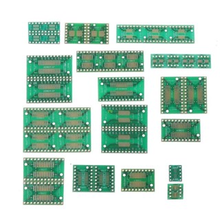 Yu บอร์ด PCB SMD เป็น DIP SOP SSOP TSSOP SOT23 8 10 14 16 24 7 ค่า 5 ชิ้น 35 ชิ้น