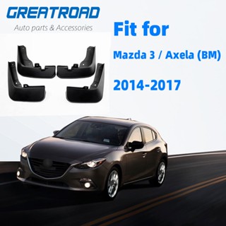 บังโคลนหน้า หลัง สําหรับ Mazda 3 (BM) Axela 4 ประตู Sedan 2014-2017 2015 2016