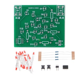 Yu ชุดบอร์ดกังหันลมอิเล็กทรอนิกส์ PCB DC 5V DIY สําหรับ Prac