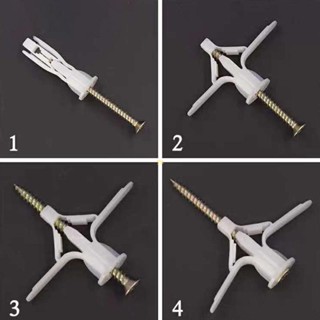 Yu Drywall Anchors ชุดอุปกรณ์ยึดติดผนัง สําหรับผ้าม่านยิปซั่ม