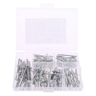 120Pcs/set M3.2*7/9/11 M4*8/10/13 GB12618 Aluminium Blind Rivets Nail Decoration