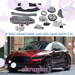 ชุดโซ่ไทม์มิ่ง VQ35HR HJ-49175 แบบเปลี่ยน สําหรับ 350Z Infiniti M35 Q40 Q50 QX50 QX70 3.5L