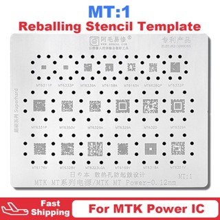 แม่แบบลายฉลุ MT1 MT2 BGA สําหรับวงจรรวม MTK MT MT6350V MT6328V MT6323LGA MT6169V MT6351V MT6353V MT6355W MT6370P MT6357CRV MT6359VKP