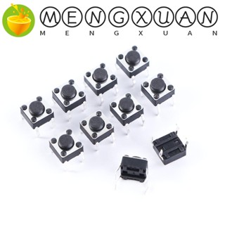 Mengxuan ปุ่มกดสวิทช์ 4 PIN Plug-in Tactile 50 ชิ้น/ล็อต