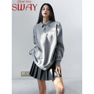 SWAY  เสื้อผ้าผู้ญิง แขนยาว เสื้อฮู้ด คลุมหญิง สไตล์เกาหลี แฟชั่น  สวย Stylish Trendy สวยงาม A28J19K 36Z230909