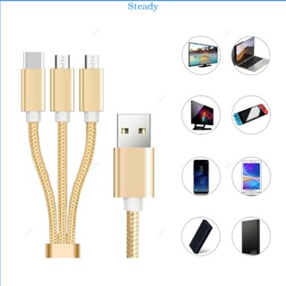 สายชาร์จ USB เป็น Micro USB TypeC สําหรับโทรศัพท์ แท็บเล็ต