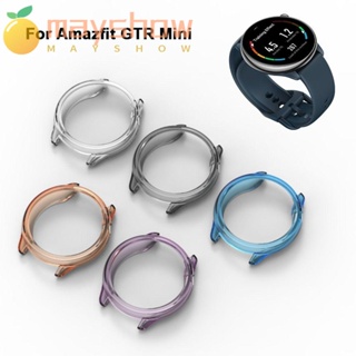 Mayshow ใส ป้องกันรอยขีดข่วน ป้องกันหน้าจอ สําหรับ Amazfit GTR Mini