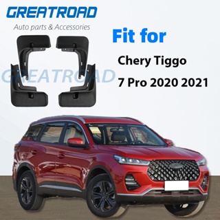 บังโคลนหน้า หลัง อุปกรณ์เสริม สําหรับ Chery Tiggo 7 Pro 2020 2021 4 ชิ้น