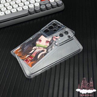 เคสซิลิโคนนิ่ม ลายการ์ตูนดาบพิฆาตอสูร กันกระแทก สําหรับ Samsung S23 Ultra S22 Plus S21 S20 FE A30 A32 4G A03 Core