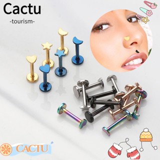 Cactu จิวจมูก จมูก ก้นกะบัง ปาร์ตี้ ผู้หญิง ผู้ชาย เครื่องประดับร่างกาย ฮิปฮอป เจาะหู