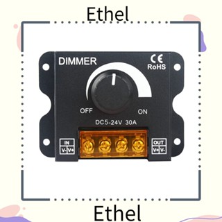 Ethel1 สวิตช์หรี่ไฟ แบบแมนนวล LED 5V 30A PWM ไม่มีการสั่นสะเทือน