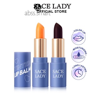 SACE LADY Tinted Lip Theraphy Magic Lip Balm Lasting Waterproof Lip Tint &amp; Stain ลิปสติกสีสูง TECH3