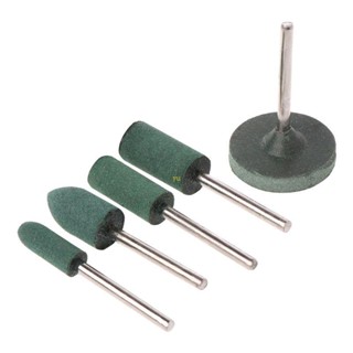 5pcs/set Abrasive Mounted Stone For  Rotary Tools Grinding Stone Wheel Hea