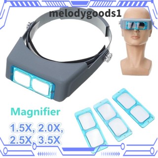 Melodygoods1 แว่นขยายอ่านหนังสือ 1.5x 2x 2.5x 3.5x ปรับได้