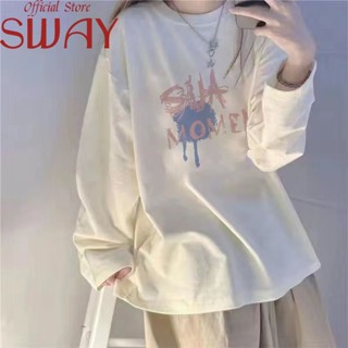 SWAY เสื้อผ้าผู้ญิง แขนยาว เสื้อฮู้ด คลุมหญิง สไตล์เกาหลี แฟชั่น A28J19T 34Z230823