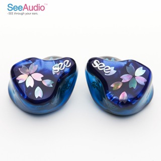 Seeaudio Neko 6BA IEMs หูฟังอินเอียร์ พร้อมสายเคเบิลชุบเงิน EA CADMUS OCC HiFi 2Pin 0.78