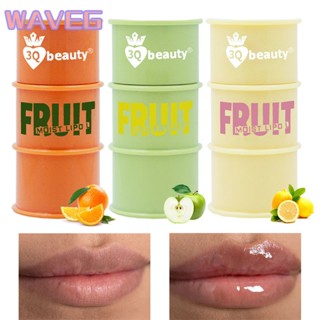 Wave 【พร้อมสต็อก Delievery รวดเร็ว】 3qbeauty Oil Barrel Lip Oil ลิปออยล์รสผลไม้ให้ความชุ่มชื้นป้องกันการแตกร้าวลิปแคร์ลิปบาล์ม