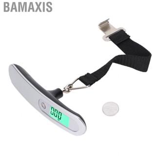 Bamaxis Electronic Digital Hanging Hook Scales  Luggage Scale The LCD Display 110lb / 50kg Stainless Steel Easy To Use for Express Delivery