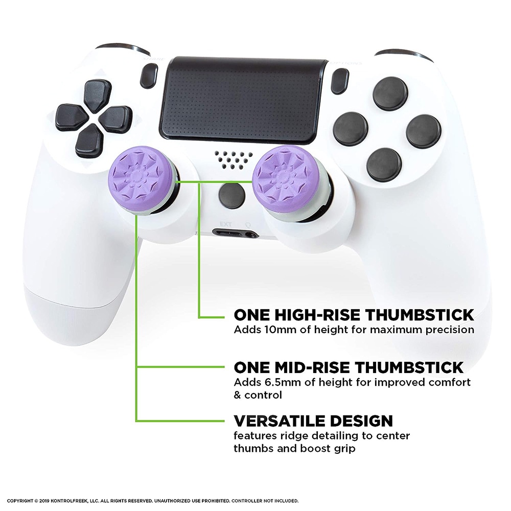Kontrol&freek CQC FPS KF Freek ปุ่มกดนิ้วหัวแม่มือ สําหรับ Playstation 4 Playstation 5 Controller PS4 PS5