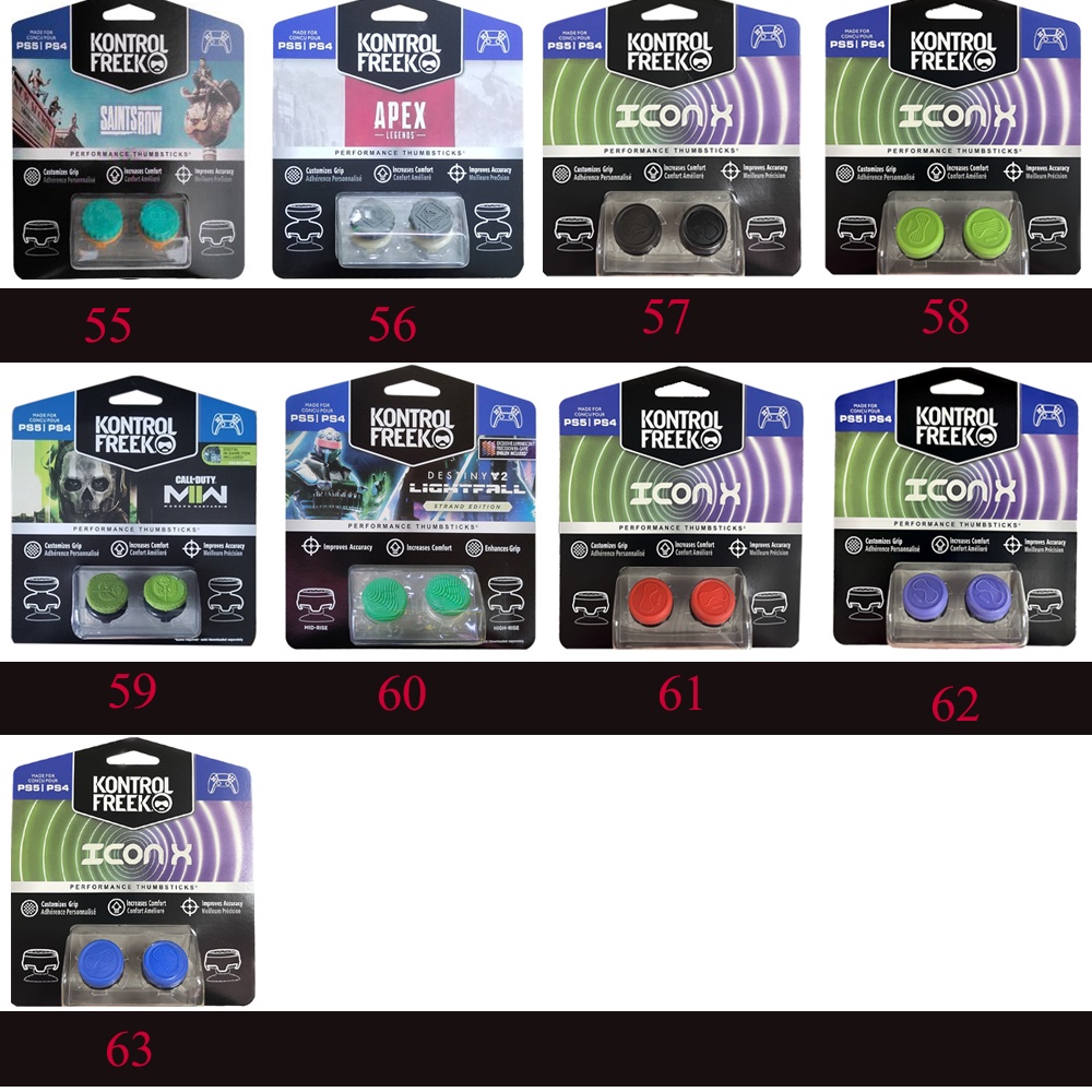 Kontrol&freek CQC FPS KF Freek ปุ่มกดนิ้วหัวแม่มือ สําหรับ Playstation 4 Playstation 5 Controller PS4 PS5