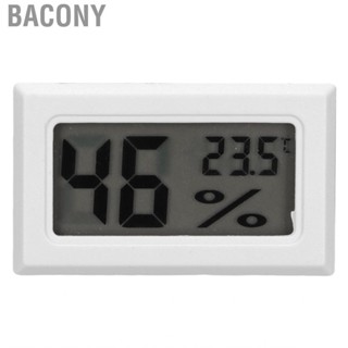 Bacony Mini Digital Hygro  White Portable Electronic Hygrometer For Home