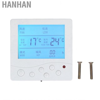 Hanhan Central Air Conditioning Thermostat LCD Reliable for Living Room Bedroom Dining