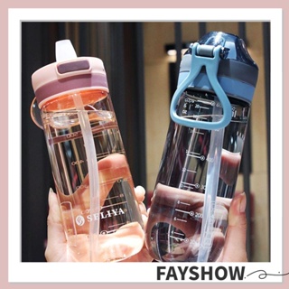 Fay ขวดน้ํา ปลอด BPA พร้อมหลอด 650 มล. สําหรับเด็ก