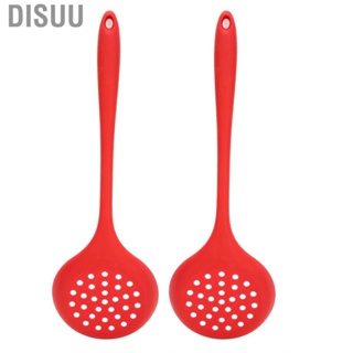 Disuu 2x Kitchen Cooking  Silicone Colander Skimmer Slotted Access MU