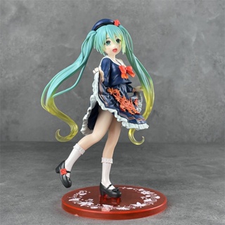 โมเดลฟิกเกอร์การ์ตูนอนิเมะ Hatsune miku miku Maple Leaf Uniform 3rd Four Seasons สําหรับตกแต่งเสื้อผ้า