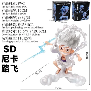 💥 จัดส่งจากประเทศไทย 💥โมเดลฟิกเกอร์ อนิเมะวันพีช 5 ลูฟี่ Sun God Nika เวอร์ชั่น Q 16 ซม. ของเล่น ของสะสม สําหรับเด็ก