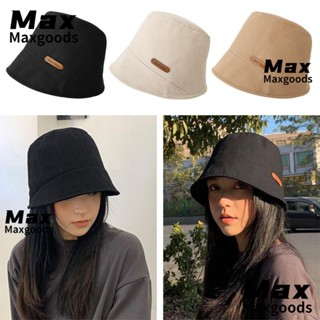 Maxg หมวกบักเก็ต ผู้หญิง พับได้ ป้องกันรังสียูวี ปีกกว้าง หมวกกันแดด ขนาดใหญ่