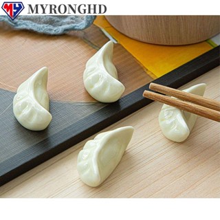 Myronghd ที่วางช้อน ส้อม ตะเกียบ รูปเกี๊ยว แบบสร้างสรรค์ เรียบง่าย สําหรับห้องครัว