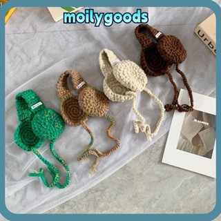 Moilyhd ที่ปิดหูกันหนาว แบบถัก แฮนด์เมด สไตล์เรโทร