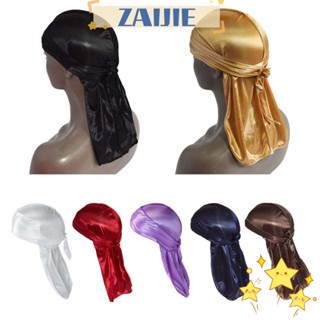 Zaijie24 Bandana หมวกโจรสลัด ผ้าเรยอน แบบบาง ระบายอากาศ ปรับได้ สําหรับผู้หญิง