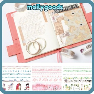 Moilyhd เทปสติกเกอร์ 7 ม้วน สําหรับตกแต่งสมุดภาพ DIY