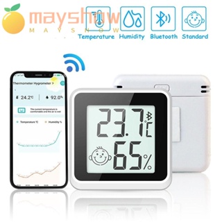 Mayshow เครื่องวัดอุณหภูมิอัจฉริยะ บลูทูธ หน้าจอ LCD ดิจิทัล ขนาดเล็ก