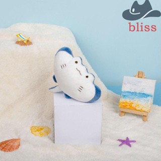 Bliss พวงกุญแจตุ๊กตาปลา Ray Fish 10 ซม. ของขวัญสําหรับสัตว์เลี้ยง