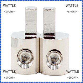 Wattle อะแดปเตอร์ขั้วต่อขยายเสียงรถยนต์ ทองแดงบริสุทธิ์ 1/0 AWG เป็น 4 AWG 1 คู่