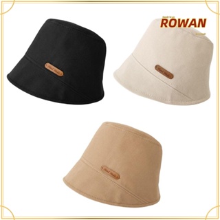 Rowans หมวกบักเก็ต พับได้ ป้องกันรังสียูวี ปีกกว้าง หมวกบังแดด ขนาดใหญ่ แฟชั่นฤดูใบไม้ผลิ ฤดูร้อน