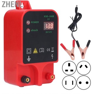 Zhenl Electric Fence Energizer  High Voltage Pulse Host 12V 2A Speed Adjustment for Farm