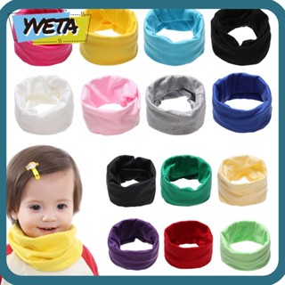 Yveta ผ้าพันคอ ผ้าฝ้าย อเนกประสงค์ กันลม น่ารัก สําหรับเด็ก 1 ชิ้น