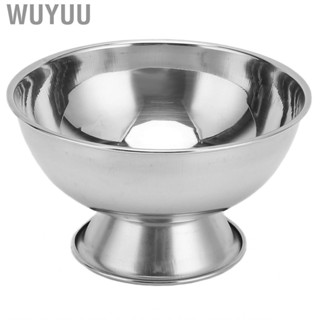 Wuyuu Stainless Steel Shaving Soap Bowl Create Rich  Heavy Duty Shav