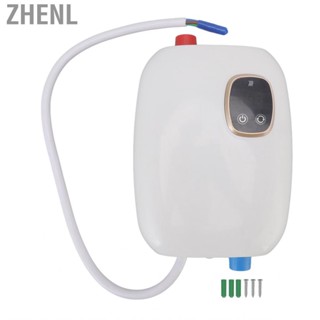 Zhenl 5500W Small Electric Instant Hot Water Heater with Digital Touch Screen Smart Thermostat 220V K