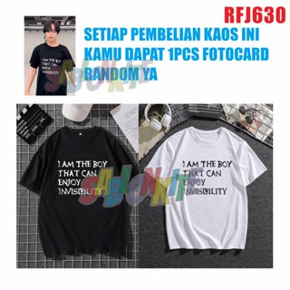  พิมพ์ลาย Rfj630 เสื้อยืด ลาย Nct dream Haechan i am the boy+fotocard สุ่ม 1 ชิ้น