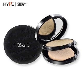 BSC SMOOTHING MATTE POWDER SPF 20 PA++ แป้งพัฟ bsc บีเอสซี สมูทติ้ง แมท