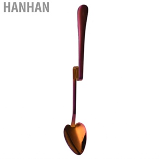 Hanhan Hanging Cup  Z Shape Stainless Steel  Scoop Heart-Shaped Coffee Spoons