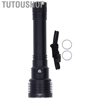 Tutoushop Underwater Flashlight Diving Strong Light  6 Modes 4000LM