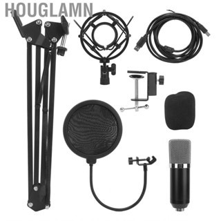 Houglamn Recording Microphone  Gaming Mic Cardioid Direction for Live Studios