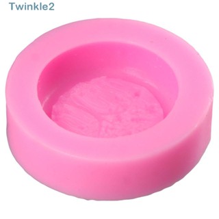 Twinkle แม่พิมพ์ซิลิโคน ทรงกลม สีชมพู 9*9*3 ซม. สําหรับทําสบู่ต้นไม้ ตกแต่งบ้าน