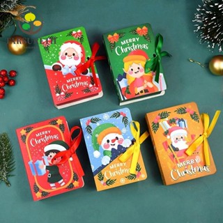 Tarsureth กล่องขนม รูปหนังสือ สําหรับตกแต่งปาร์ตี้คริสต์มาส 5 ชิ้น